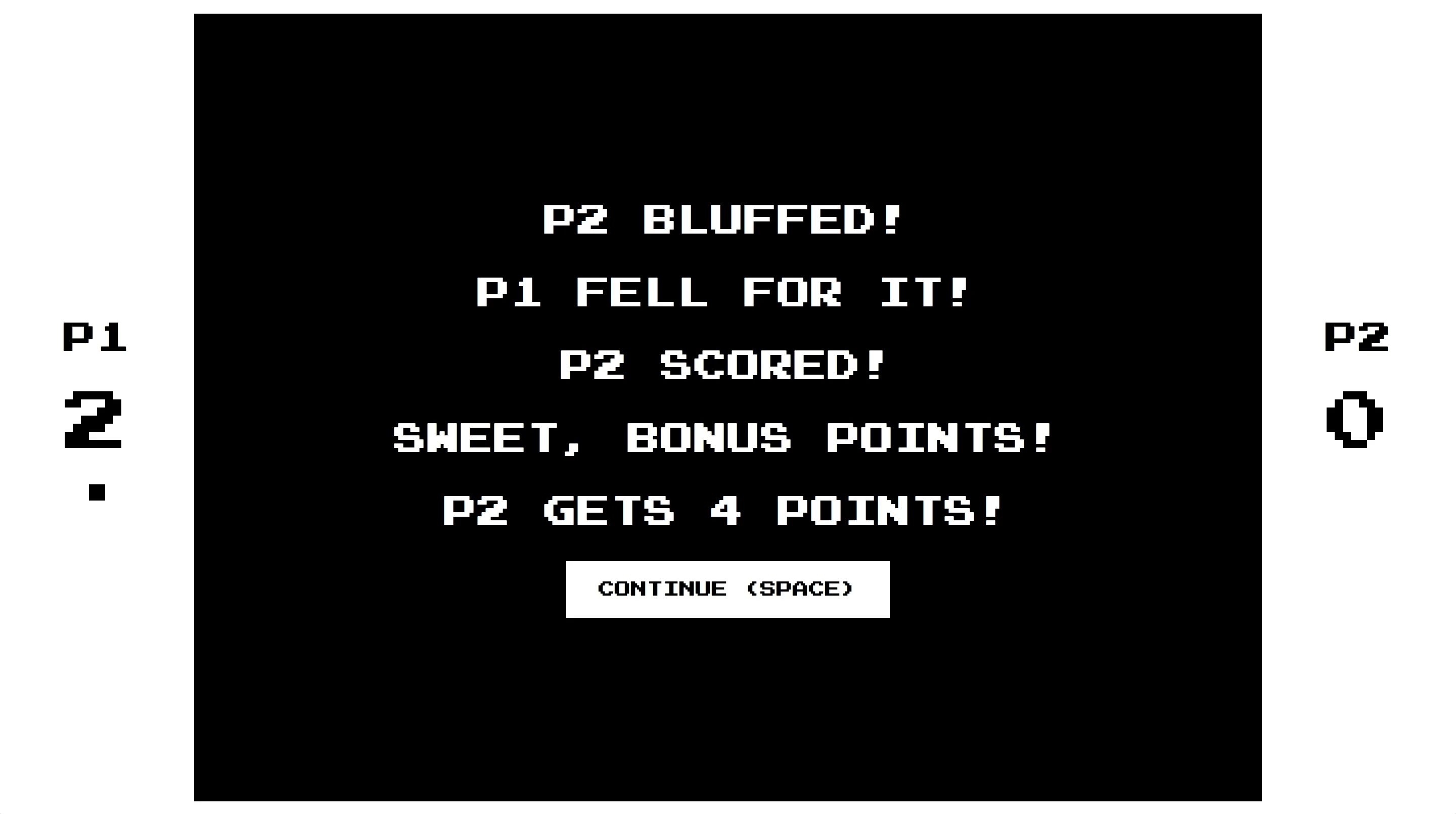 Rewards are based on some conditions, like bluffing, scoring or using a double-up.