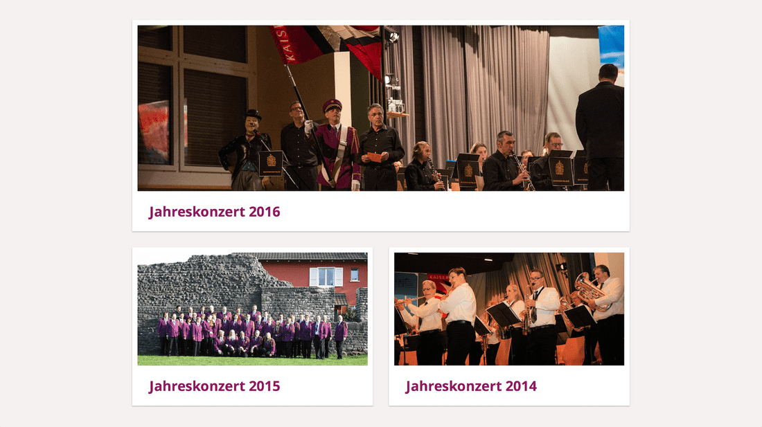 Impression from the Musikgesellschaft Kaiseraugst website